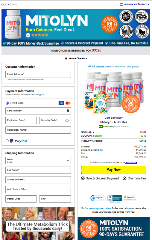 Mitolyn Checkout Mitolyn Checkout